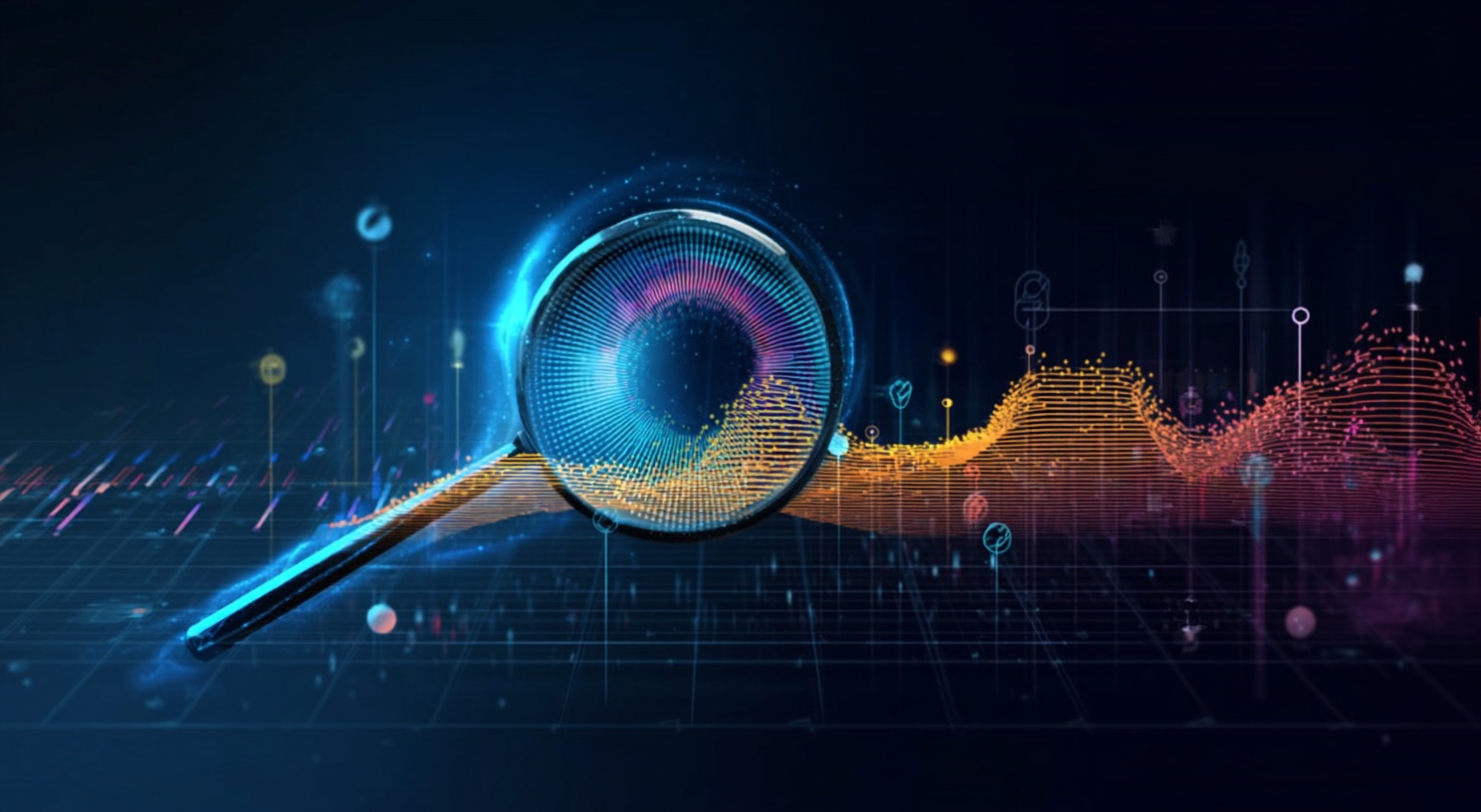 Abstract analytics background